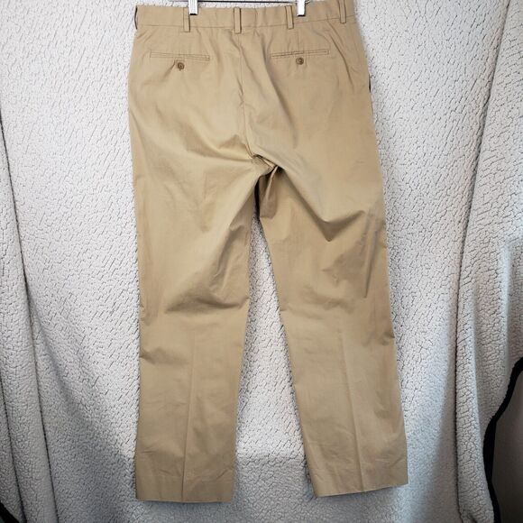 Ralph Lauren Khaki Pants Mens 39 Beige Cotton Classiccore Old Money Coastal Prep - Picture 2 of 12